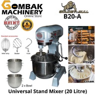 GOLDEN BULL B20-A 20L 5kg Planetary Universal Flour Mixer - Commercial Use - 6 Months Warranty -