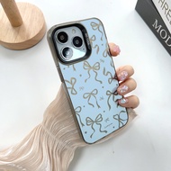 For Vivo Y19s Y16 Y17 Y15 Y11 Y18 Y04 Y03 Y03T Y12 Y15s Y15a Y17s Y02 Y02T Blue hollow bow candy col