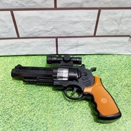 mainan tembakan revolver light and sound anak - mainan tembakan murah