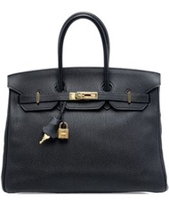 Hermès Birkin 40 Togo Black Handbag