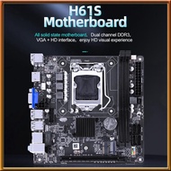 [V E C K] H61 Computer Motherboard LGA 1155 2XDDR3 Slots Up to 16G PCI-E 16X 100M Ethernet ITX H61 Desktop Motherboard