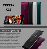 PROMO-Handphone baru Sony Xperia XZ3 Global GARANSI SECOND ORIGINAL