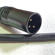 HITAM Mogami 2792 balance Or mic Cable With XLR MK Tech Connector Black Gold Plated