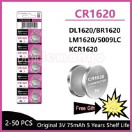 3V CR1620 battery CR 1620 button battery suitable for watches, car audio speakers, scales, shavers D