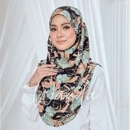 MOOTIARA Instant Shawl Warda Klasik Printed Ironless Tudung Travel Ironless