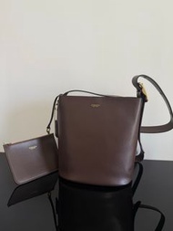 COACH深棕色小號子母水桶包CCX07 Bleecker21號 斜跨包高級感 內置搭扣袋 香港順豐包郵