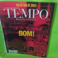MAJALAH TEMPO EDISI KHUSUS TH 2003 BOM
