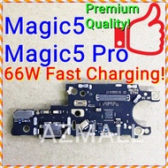 (66W Fast Charge) NEW ORI SIM Slot Charging Port FULL IC Board MIC Honor Magic5 Pro Magic 5 /PGT-N09