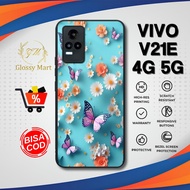 Latest Vivo V21E 4G 5G Case Butterfly Hardcase Softcase Glossy Casing Vivo V21E