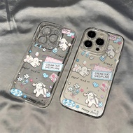 Transparent Softcase Dream Sheep Motif clear case for Vivo Y100 5G Y75 5G V21 5G V21E V23 5G B063