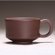 [Teapot Tea Set] Handmade Purple Clay Cup with Handle Purple Clay Cup 80ml Purple Clay Cup Master Cu