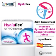 Hyaluflex HA PRO Powder Sachet (30's) - Collagen & Hyaluronic Acid For Joint Pain