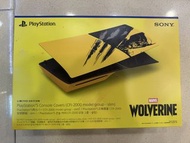 全新PlayStation 5 Slim MARVEL WOLVERINE 限定主機護蓋 （沒光碟機護蓋、只有數位版護蓋）