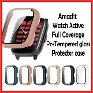 AMAZFIT Watch Active Case Amazfit Active Tempered Glass Protector Case Amazfit Active Cover Smart Wa