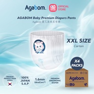 (Carton) Agabom Baby Diaper Pants Drypers Drypantz Size in XL L XXL XXXL (4 Packs) Ultra Magic Thin
