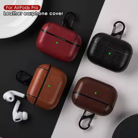Leather Hard Plastic Cover for AirPods Pro 2 Case for AirPods Pro2 Pro 2nd GEN Funda For AirPod 3 Pr
