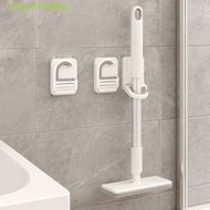 AUGUSTINEXH 3Pcs Broom Holder, Wall Mounted Self-adhesive Mop Hanger, Multi-Purpose Plastic Waterpro