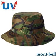 RV城市【日本 mont-bell】迷彩 輕量透氣防曬圓盤帽子.排汗漁夫帽.遮陽帽.抗UV透氣網孔登山帽_1108709