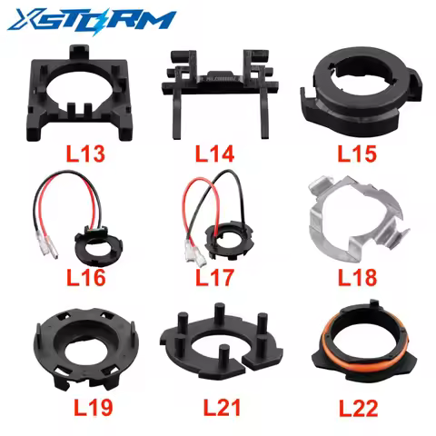 2Pcs H7 LED Headlight Adapter H1 H7 Bulb Holder Car Socket Base