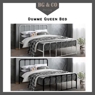 DUMME Metal Queen Bed Frame Metal Bed Frame Queen Bedframe Rangka Katil Besi Queen Katil Queen Besi Katil Besi Queen 双人床