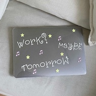 Shesell macbook Case(Glitter)work maybe tomorrow Pro13/14/15 Air13 Case For Transparent A3240