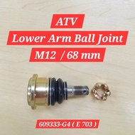 ATV Lower Arm Ball Joint M12 | 68mm | Tie Rod Head | GY6 | LEM | 150cc | 200cc - ATV Part - Ready St