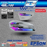 Honda GL100 Maxdecal Transparent UV Premium Striping (yt23)