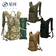 Oxford Cloth Tactical Casual Backpack Hydration Water Bag Cycling Bag Double Shoulder Backpack Sport
