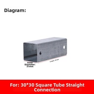 LANWAN | Fitting Iron Tee Pipe Connector 40x60mm
