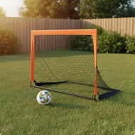 [mcfsnzwtxz1bw] Kids Soccer Goal Folding Football Post Portable Net Mini Goal for Backyard Garden Tr