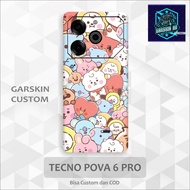 Tecno Pova 6 Pro Garskin Stickers Choose 2PCS Variations