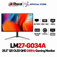 DAHUA LM27-GO34A 26.5" QD-OLED GAMING MONITOR ( 26.5" QD OLED QHD / 0.03MS / 240HZ / HD MI + DP )