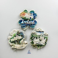 【shipment within 24 hours‌】 resin fridge magnet ireland shamrock magnetic sticker home decor high ae