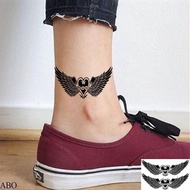 Black Wings Tattoo Stickers Waterproof Men Women Unique Simulation Long-Lasting Tattoos Wrist Ankle 