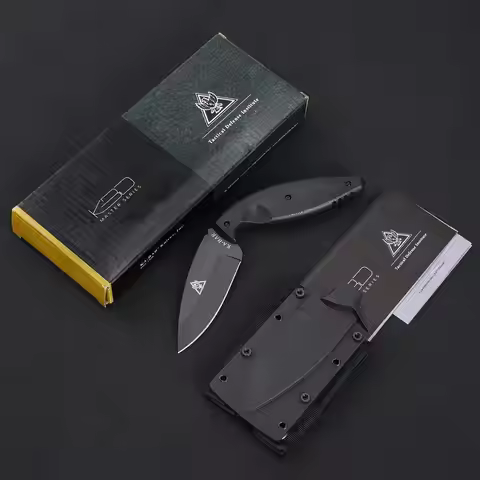 KA-BAR1482 outdoor high hardness integrated steel small straight knife, field portable survival knif