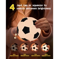 Children's night light. It is an interesting night light in the shape of a football, with multiple b