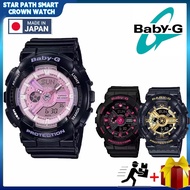 jam tangan perempuan 100% Original Baby G BA-110 Woman Resin strap Girl Digital Electronic wanita Wa