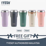 [Final Batch] TYESO Vacuum Insulated Tumbler With Straw Handle (550ml/710ml) TS-8766B/TS-8767B