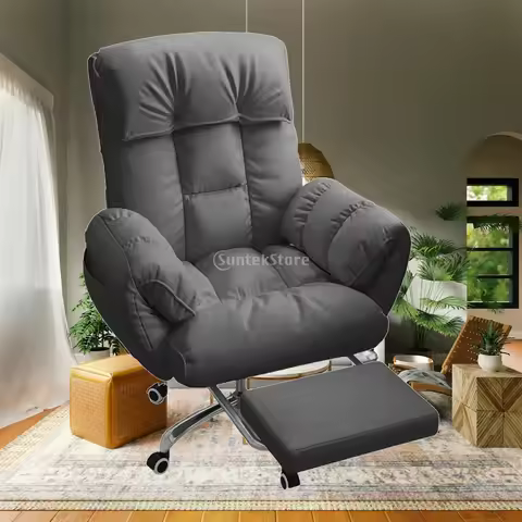 Computer Chair Executive Office Chair with Pockets Decor Back Support Home Desk Chair Reclining Chai