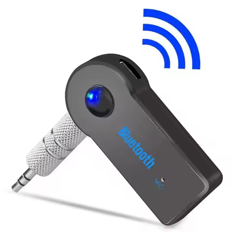 Car Wireless Bluetooth 5.0 Receiver 3.5mm Jack Adapter for Music Audio Aux A2DP Headphone Handsfree 