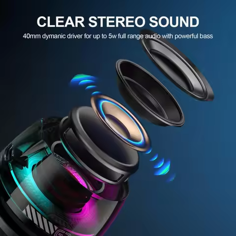 Portable Bluetooth Speaker StarPaiDa G200 RGB Light Magnetic Speaker Bluetooth 5.3 Mini Speaker 7-Ho