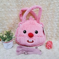 2in1 Loopy Face Sling bag Loopy Pink Sling bag Loopy