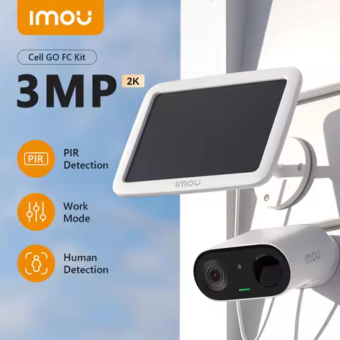 IMOU Cell Go Full Color with Solar panel Rechargeable Camera Wi-Fi Vlog feature Outdoor Surveillance