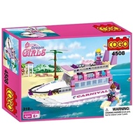 Lego COGO BRICK 4508kids Toys - DREAM GIRLS YACHT/Cruise Ship