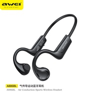 Awei A886BL Wireless Sport Earbuds With Mic Bluetooth V6.0 Air Conduction Running Headset HiFi Stere