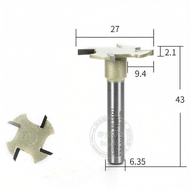 ARDEN | 4-Tooth T-Type Dovetail Router Bit
