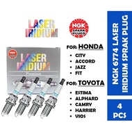【100% ORIGINAL】NGK 6774 Laser Iridium Spark Plug For Vios/ Camry/ City/ Accord/ Jazz/ Fit