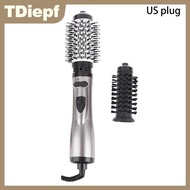 TDiepf Hair Dryer Brush 2 In 1 Hot Air Spin Brush Curling Straightening Styling Auto-Rotating Ionic