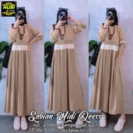 [New] Sabian Dress Dres Gamis Baju Pakaian Busana Longdres Midi Ld 106