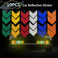 MALCOLM Car Sticker Automobiles Waterproof Creative Bumper Sticker Arrow Decal Reflective Tape Safety Warning Car-styling Car Accessories